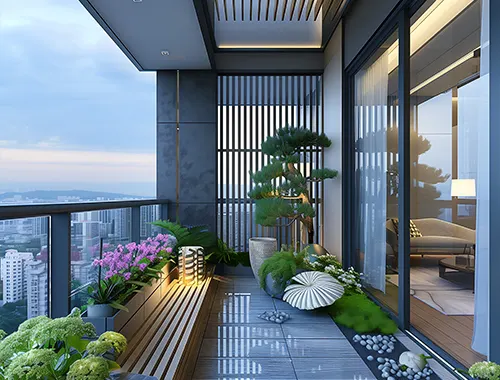 Livin Interiors Balcony Approach