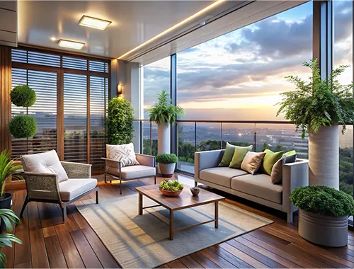 Livin Interiors Balcony Approach