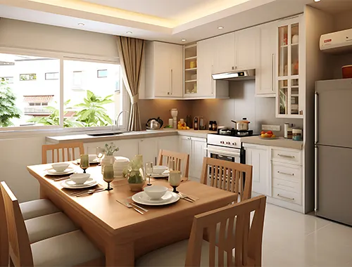 Kitchen and Dining in Small Homes